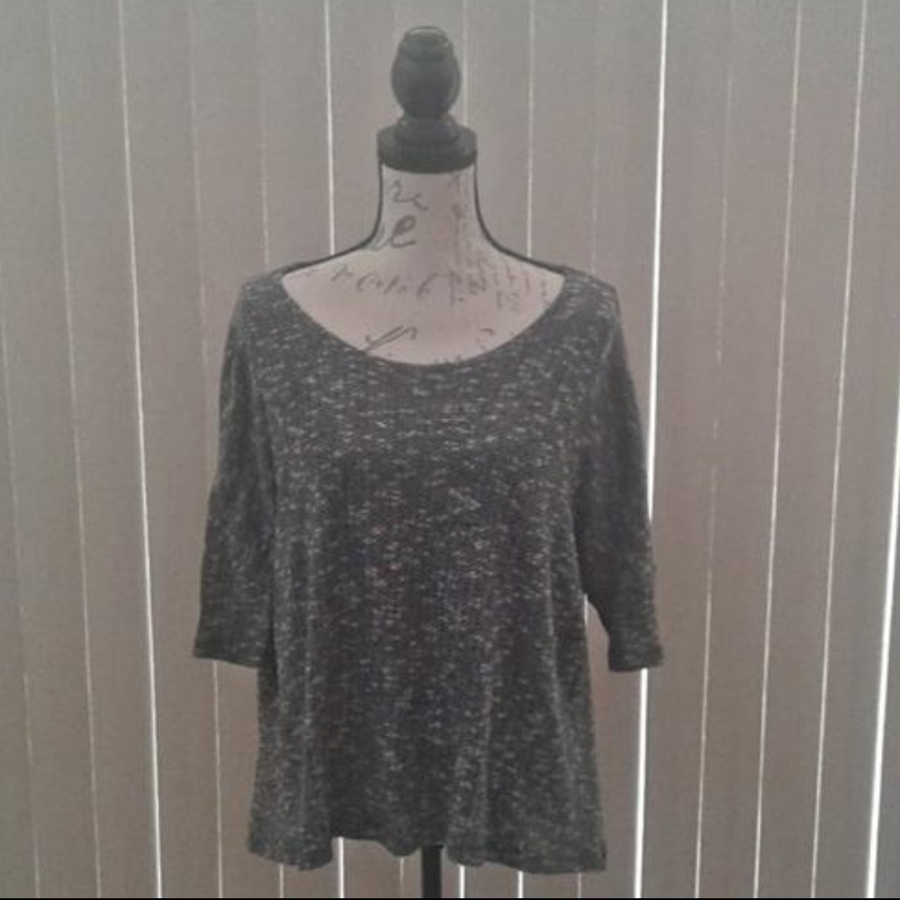 LNA Slouchy B&W Boyfriend Sweater Size S